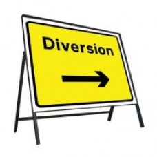 Diversion Right Sign